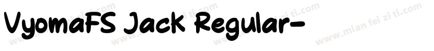 VyomaFS Jack Regular字体转换